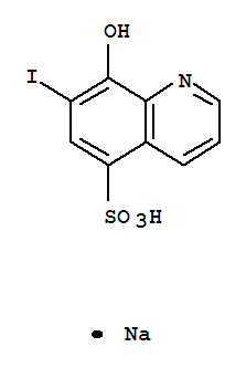 5-Quinolinesulfonicacid, 8-hydroxy-7-iodo-, sodium salt (1:1)