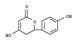 2H-Pyran-2-one,5,6-dihydro-4-hydroxy-6-(4-hydroxyphenyl)-