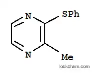 Molecular Structure of 91091-02-0 (2-Phenylmercapto-3-methylpyrazine)