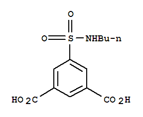 1,3-Benzenedicarboxylicacid, 5-[(butylamino)sulfonyl]- cas  91642-71-6