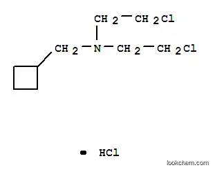 Molecular Structure of 92057-54-0 (2-chloro-N-(2-chloroethyl)-N-(cyclobutylmethyl)ethanamine)