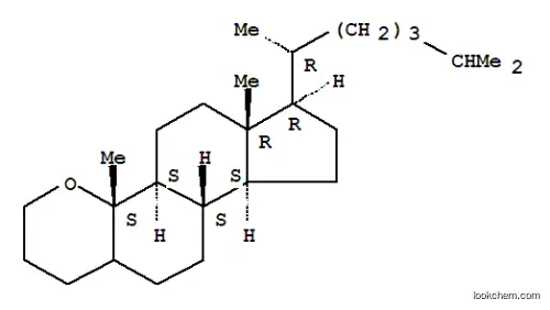 Molecular Structure of 92542-52-4 (Cyclopenta[5,6]naphtho[1,2-b]pyran,7-[(1R)-1,5-dimethylhexyl]hexadecahydro-4a,6a-dimethyl-,(4aS,4bS,6aR,7R,9aS,9bS)-)
