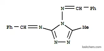 (E)-N-[4-[(E)-benzylideneamino]-5-methyl-1,2,4-triazol-3-yl]-1-phenylmethanimine