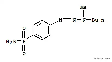 Molecular Structure of 93620-65-6 (4-[(1E)-3-butyl-3-methyltriaz-1-en-1-yl]benzenesulfonamide)