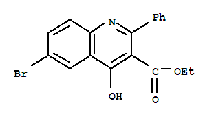 3-QUINOLINECARBOXYLIC ACID,6-BROMO-4-HYDROXY-2-PHENYL-,ETHYL ESTER