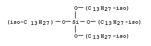 Silicic acid (H4SiO4),tetraisotridecyl ester