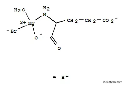 Molecular Structure of 93783-65-4 (Magnesate(1-),aquabromo[L-glutamato(2-)-N,O1]-, hydrogen, (T-4)- (9CI))