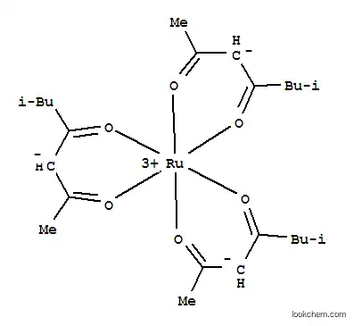 Molecular Structure of 93805-28-8 (Ruthenium,tris(6-methyl-2,4-heptanedionato-kO,kO')- (9CI))