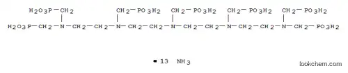 Molecular Structure of 93892-78-5 (tridecaammonium hydrogen [[(phosphonatomethyl)imino]bis[ethylene[(phosphonatomethyl)imino]ethylenenitrilobis(methylene)]]tetrakisphosphonate)