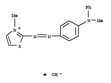 Thiazolium,3-methyl-2-[2-[4-(methylphenylamino)phenyl]diazenyl]-, hydroxide (1:1)