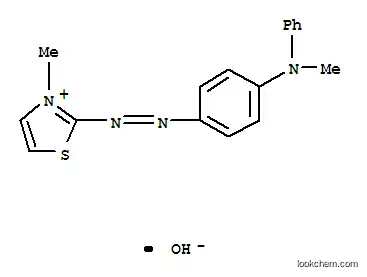 Molecular Structure of 93941-09-4 (3-methyl-2-[[p-(N-methylanilino)phenyl]azo]thiazolium hydroxide)