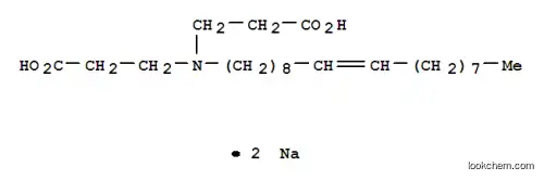 Molecular Structure of 93982-27-5 (disodium N-(2-carboxylatoethyl)-N-9-octadecenyl-beta-alaninate)