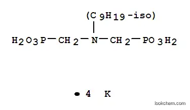 Molecular Structure of 93982-85-5 (tetrapotassium [(isononylimino)bis(methylene)]bisphosphonate)