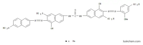 Molecular Structure of 94022-38-5 (4-hydroxy-7-[[[[5-hydroxy-6-[(2-methoxy-4-sulphophenyl)azo]-7-sulpho-2-naphthyl]amino]carbonyl]amino]-3-[(6-sulpho-2-naphthyl)azo]naphthalene-2-sulphonic acid, sodium salt)