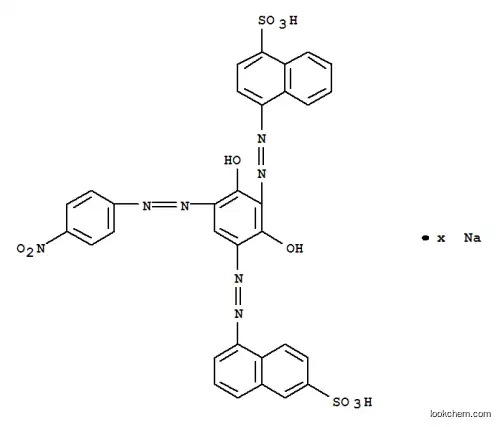 Molecular Structure of 94107-89-8 (4-[[2,6-dihydroxy-3-[(4-nitrophenyl)azo]-5-[(6-sulpho-1-naphthyl)azo]phenyl]azo]naphthalene-1-sulphonic acid, sodium salt)