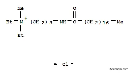 Molecular Structure of 94160-23-3 (diethylmethyl[3-[(1-oxooctadecyl)amino]propyl]ammonium chloride)