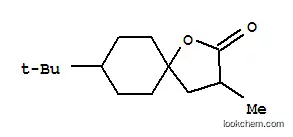 Molecular Structure of 94278-43-0 (8-(1,1-dimethylethyl)-3-methyl-1-oxaspiro[4.5]decan-2-one)