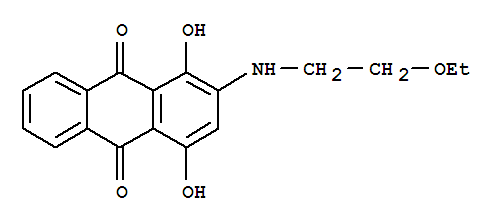 2-[(2-ETHOXYETHYL)AMINO]-1,4-DIHYDROXYANTHRAQUINONE