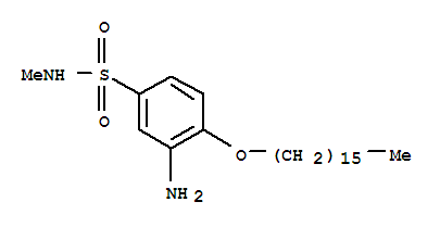 Benzenesulfonamide,3-amino-4-(hexadecyloxy)-N-methyl-