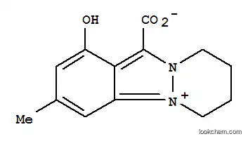 Molecular Structure of 98063-20-8 (Pyridazino[1,2-a]indazol-5-ium,11-carboxy-6,7,8,9-tetrahydro-1-hydroxy-3-methyl-, inner salt)