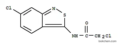 Molecular Structure of 98447-32-6 (Acetamide,2-chloro-N-(6-chloro-2,1-benzisothiazol-3-yl)-)