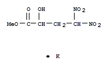 Butanoic acid,2-hydroxy-4,4-dinitro-, methyl ester, potassium salt (1:1) cas  997-17-1