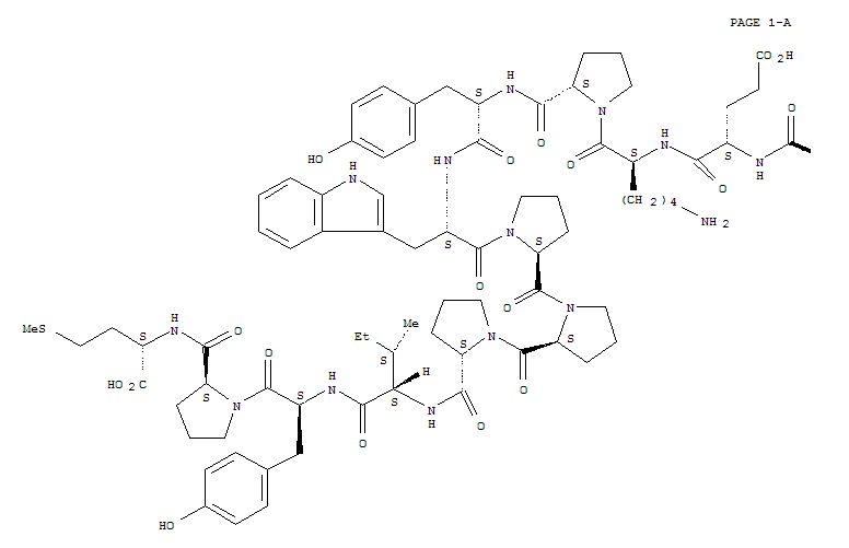 Molecular Structure of 99948-92-2 (Tryptophyllin-13 (9CI))