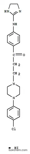 3-(4-(p-Chlorophenyl)-1-piperazinyl)-4'-(2-imidazolin-2-ylamino)propiophenone hydriodide