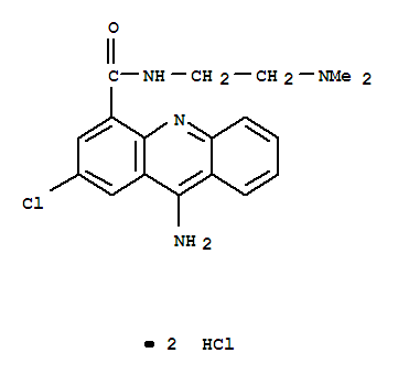 4-Acridinecarboxamide,9-amino-2-chloro-N-[2-(dimethylamino)ethyl]-, hydrochloride (1:2)