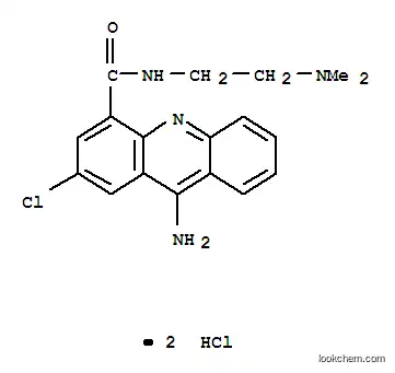 Molecular Structure of 100113-05-1 (9-amino-2-chloro-N-[2-(dimethylamino)ethyl]acridine-4-carboxamide dihydrochloride)