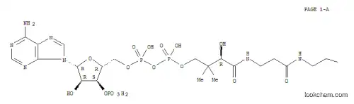 Molecular Structure of 10018-95-8 ([(2R,3R,4R,5R)-5-(6-aminopurin-9-yl)-2-[[[[3-[2-[2-[(E)-dec-2-enoyl]sulfanylethylcarbamoyl]ethylcarbamoyl]-3-hydroxy-2,2-dimethyl-propoxy]-hydroxy-phosphoryl]oxy-hydroxy-phosphoryl]oxymethyl]-4-hydroxy-oxolan-3-yl]oxyphosphonic acid)