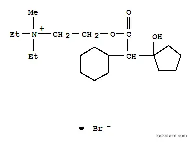 2-{[cyclohexyl(1-hydroxycyclopentyl)acetyl]oxy}-N,N-diethyl-N-methylethanaminium bromide