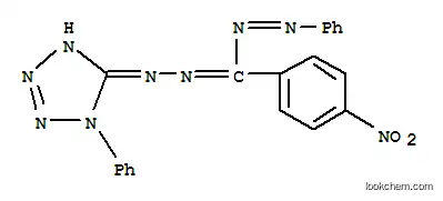 Molecular Structure of 10022-91-0 (Methanone,(4-nitrophenyl)(2-phenyldiazenyl)-, 2-(1-phenyl-1H-tetrazol-5-yl)hydrazone)