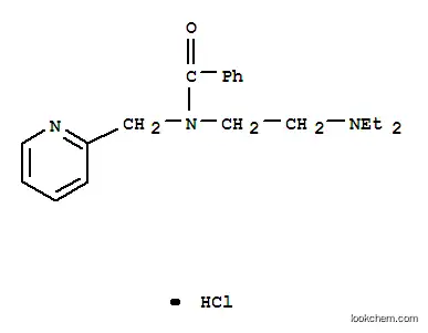2-[benzoyl(pyridin-2-ylmethyl)amino]-N,N-diethylethanaminium chloride
