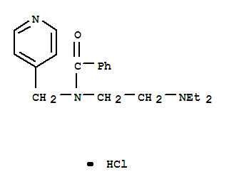 2-[benzoyl(pyridin-4-ylmethyl)amino]ethyl-diethylazanium chloride
