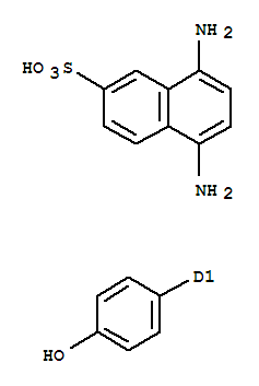 2-Naphthalenesulfonicacid, 5(or 8)-amino-8(or 5)-[(4-hydroxyphenyl)amino]- (9CI)