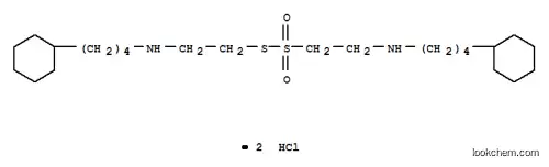 Molecular Structure of 10027-64-2 (S-{2-[(4-cyclohexylbutyl)amino]ethyl} 2-[(4-cyclohexylbutyl)amino]ethanesulfonothioate dihydrochloride)