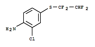 Benzenamine,2-chloro-4-[(1,1,2,2-tetrafluoroethyl)thio]-