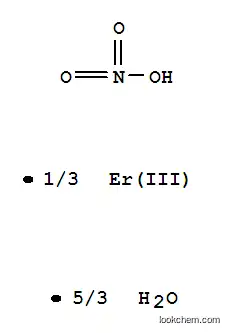 Molecular Structure of 10031-51-3 (Erbium(III) nitrate pentahydrate)