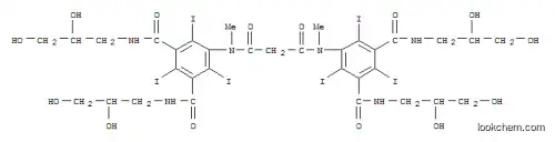 Molecular Structure of 100311-02-2 (5,5'-[(1,3-Dioxo-1,3-propanediyl)bis(methylimino)]bis[N,N'-bis(2,3-dihydroxypropyl)-2,4,6-triiodo-1,3-benzenedicarboxamide])