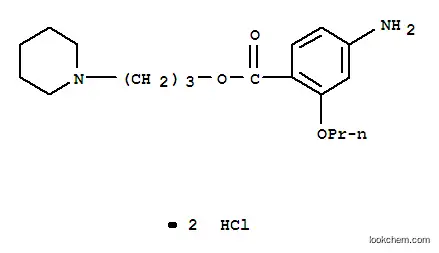 Molecular Structure of 100311-15-7 (1-{3-[(4-ammonio-2-propoxybenzoyl)oxy]propyl}piperidinium dichloride)