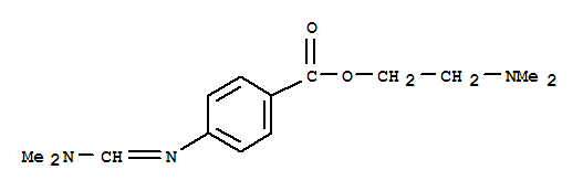 Benzoic acid,4-[[(dimethylamino)methylene]amino]-, 2-(dimethylamino)ethyl ester