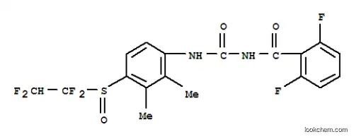 Molecular Structure of 100342-05-0 (N-({2,3-dimethyl-4-[(1,1,2,2-tetrafluoroethyl)sulfinyl]phenyl}carbamoyl)-2,6-difluorobenzamide)