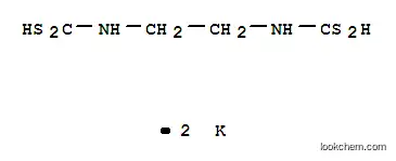 Molecular Structure of 10039-34-6 (Dipotassium ethylene bis(dithiocarbamate))