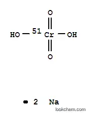 Molecular Structure of 10039-53-9 (Sodium chromate Cr51)