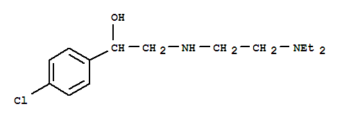 1-(4-chlorophenyl)-2-(2-diethylaminoethylamino)ethanol