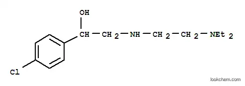Molecular Structure of 100427-75-6 (1-(4-chlorophenyl)-2-{[2-(diethylamino)ethyl]amino}ethanol)