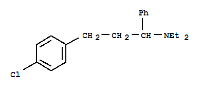 3-(4-chlorophenyl)-N,N-diethyl-1-phenylpropan-1-amine