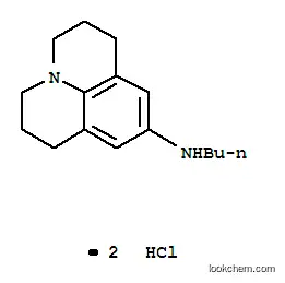 Molecular Structure of 100482-79-9 (N-butyl-2,3,6,7-tetrahydro-1H,5H-pyrido[3,2,1-ij]quinolin-9-amine dihydrochloride)