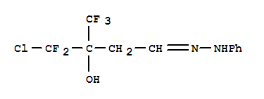 Butanal,3-(chlorodifluoromethyl)-4,4,4-trifluoro-3-hydroxy-, 2-phenylhydrazone